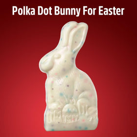 Hershey's chocolate bunny cookies 'n' creme polka dot bunny ideal for egg hunts