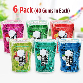 SWEETSIDE IceCubes Bubble Breeze gum cubes for a cool aftertaste.
