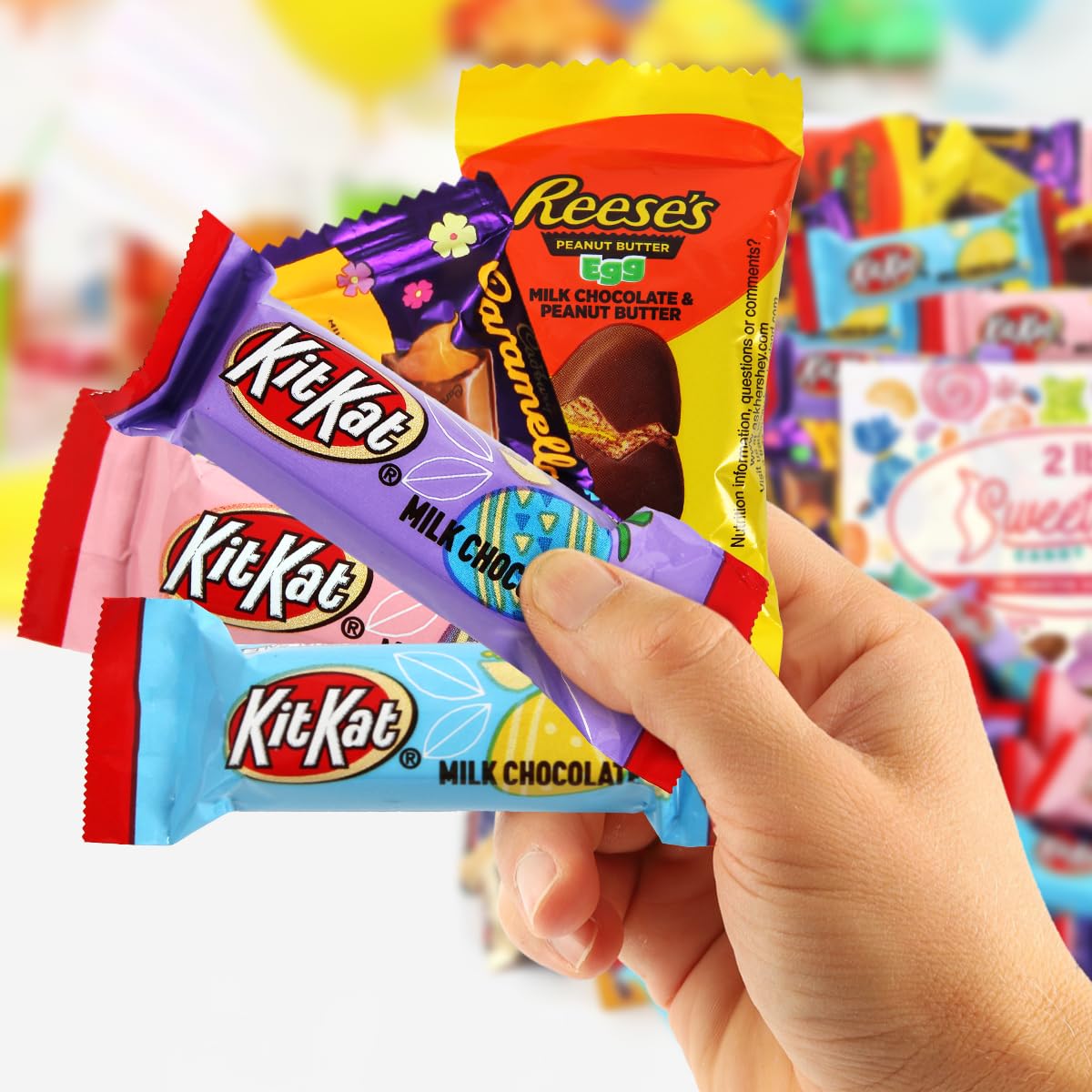 SWEETSIDE Individually Wrapped Candies, freshness preserved for easy sharing.