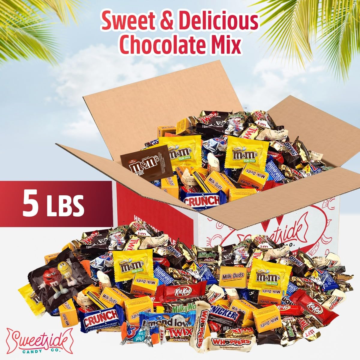 SWEETSIDE CANDY CO individually wrapped chocolates preserve freshness for gifting.
