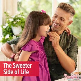 SWEETSIDE CANDY CO. Individually wrapped gummies stay fresh on the go.
