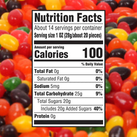 SWEETSIDE CANDY CO movie night snack in a bowl of jelly beans