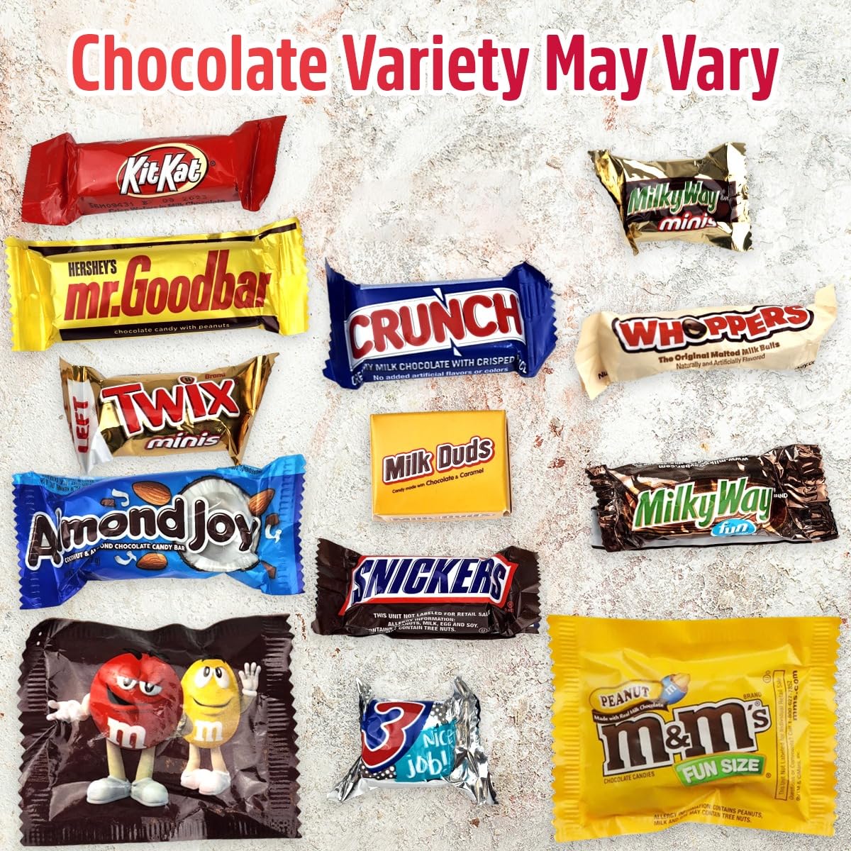 SWEETSIDE Candy Co. assorted chocolates in bulk pack, perfect for gifts and care packages.