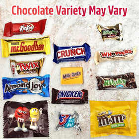 SWEETSIDE Candy Co. assorted chocolates in bulk pack, perfect for gifts and care packages.