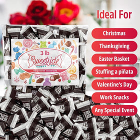 SWEETSIDE CANDY CO premium milk chocolate close-up highlighting classic flavor.