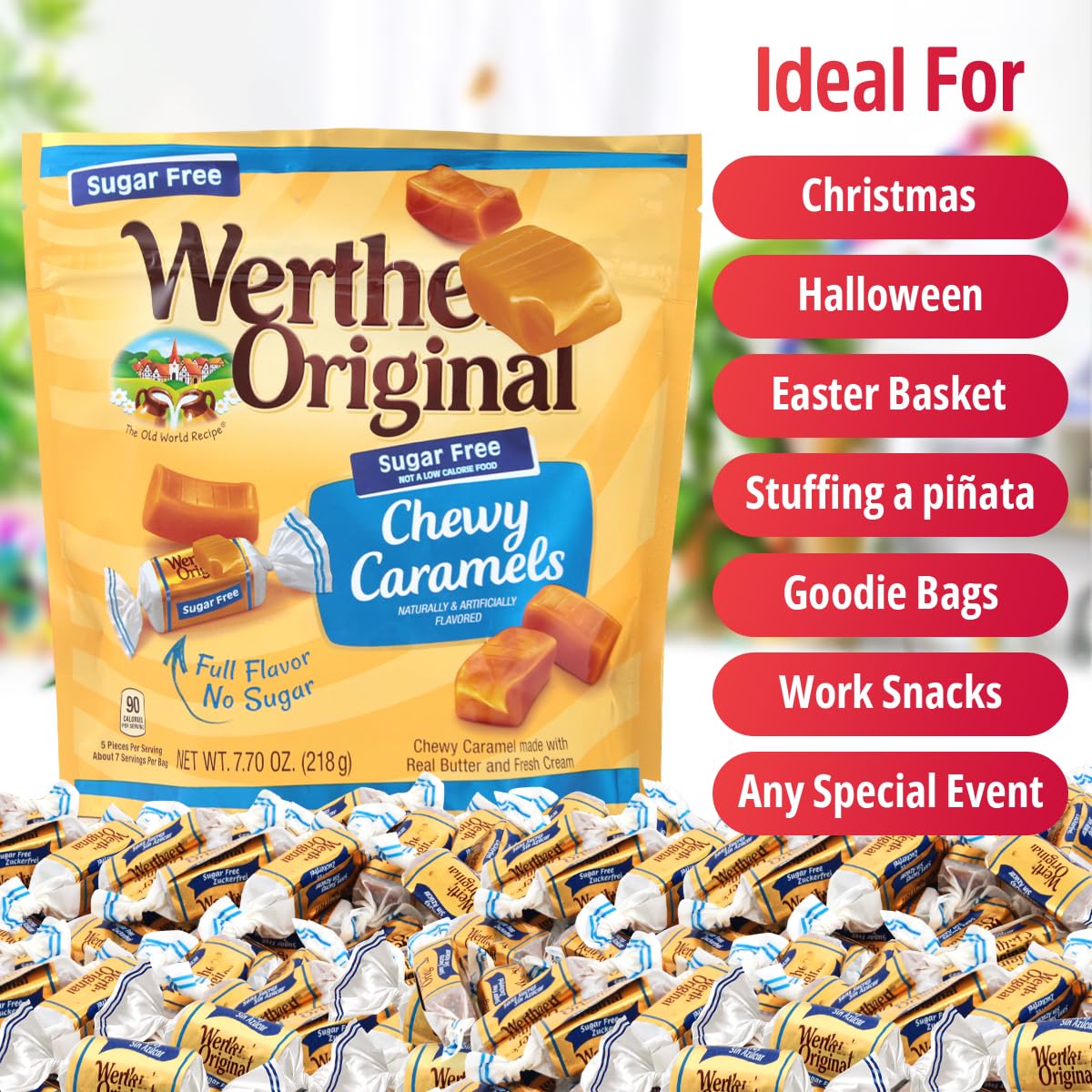 SWEETSIDE CANDY CO Rich buttery caramel flavor without sugar.
