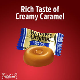 SWEETSIDE CANDY CO sugar-free caramel candies, individually wrapped for freshness on the go