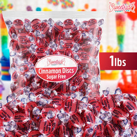 1lb bulk SweetSide sugar-free cinnamon candy packaging