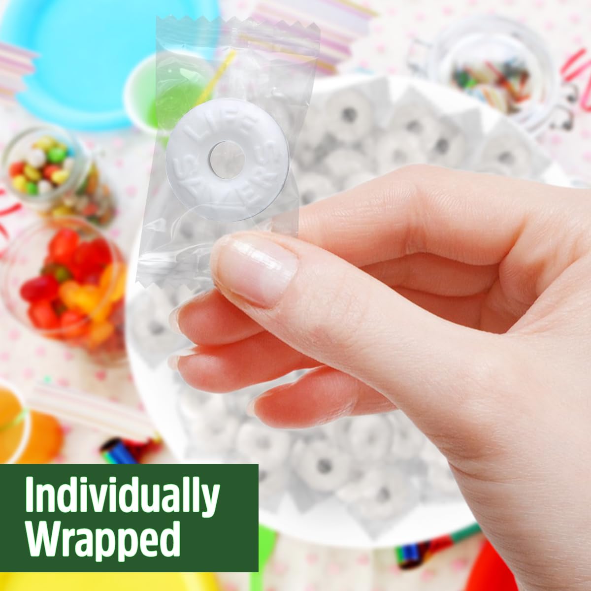 Wint O Green hard candy by SWEETSIDE CANDY CO enhances breath along with a crisp minty finish.