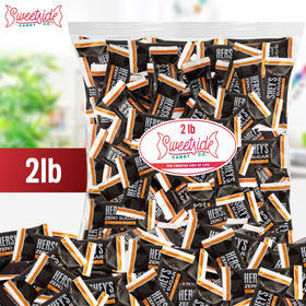 SWEETSIDE CANDY CO Zero Sugar Chocolate closeup reveals creamy caramel center without added sugar.