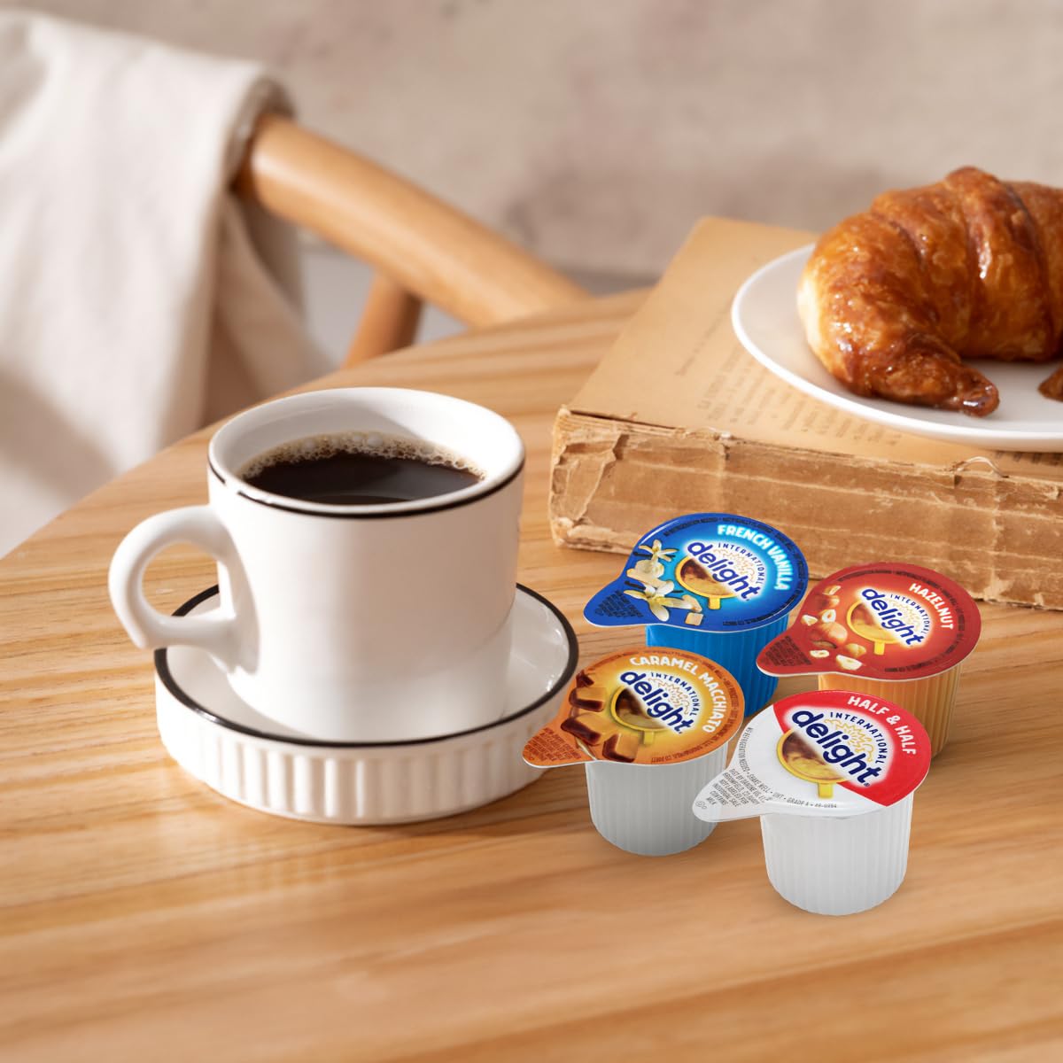 SWEETSIDE Half & Half pod close-up, real dairy ingredients for authentic richness