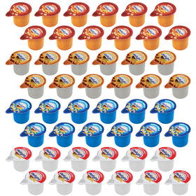 SWEETSIDE Coffee Creamer Singles Variety Pack on box, ready for cafe-quality coffee anywhere