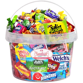 SWEETSIDE CANDY CO. Easter variety 4lb box on table, ideal Easter gifting.