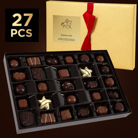SWEETSIDE Gift box with red ribbon, a refined present for holidays and special occasions.