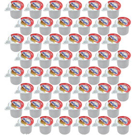 SWEETSIDE half and half single creamer pod on table for quick, creamy coffee.