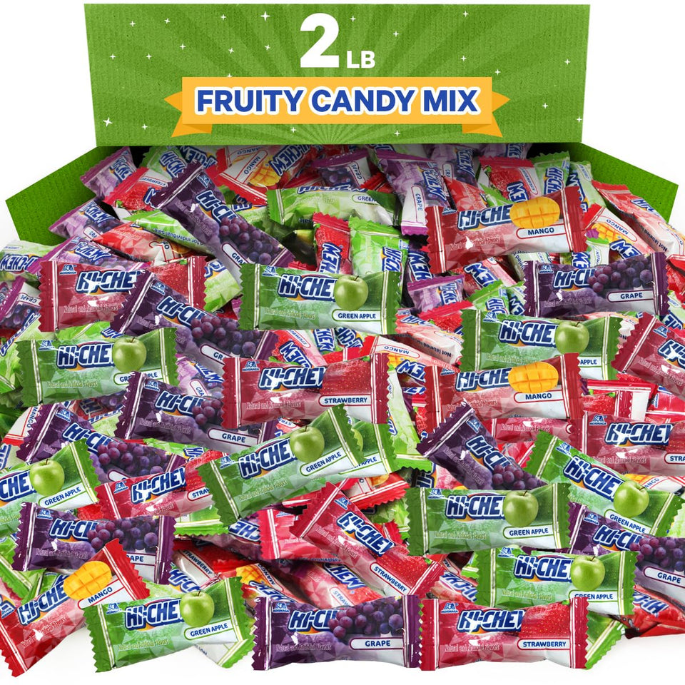 Sweetside Hi-Chew 2lb pack for convenient party snacking.