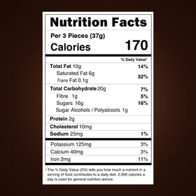 SWEETSIDE milk, white, and dark chocolates enable varied tasting experiences.