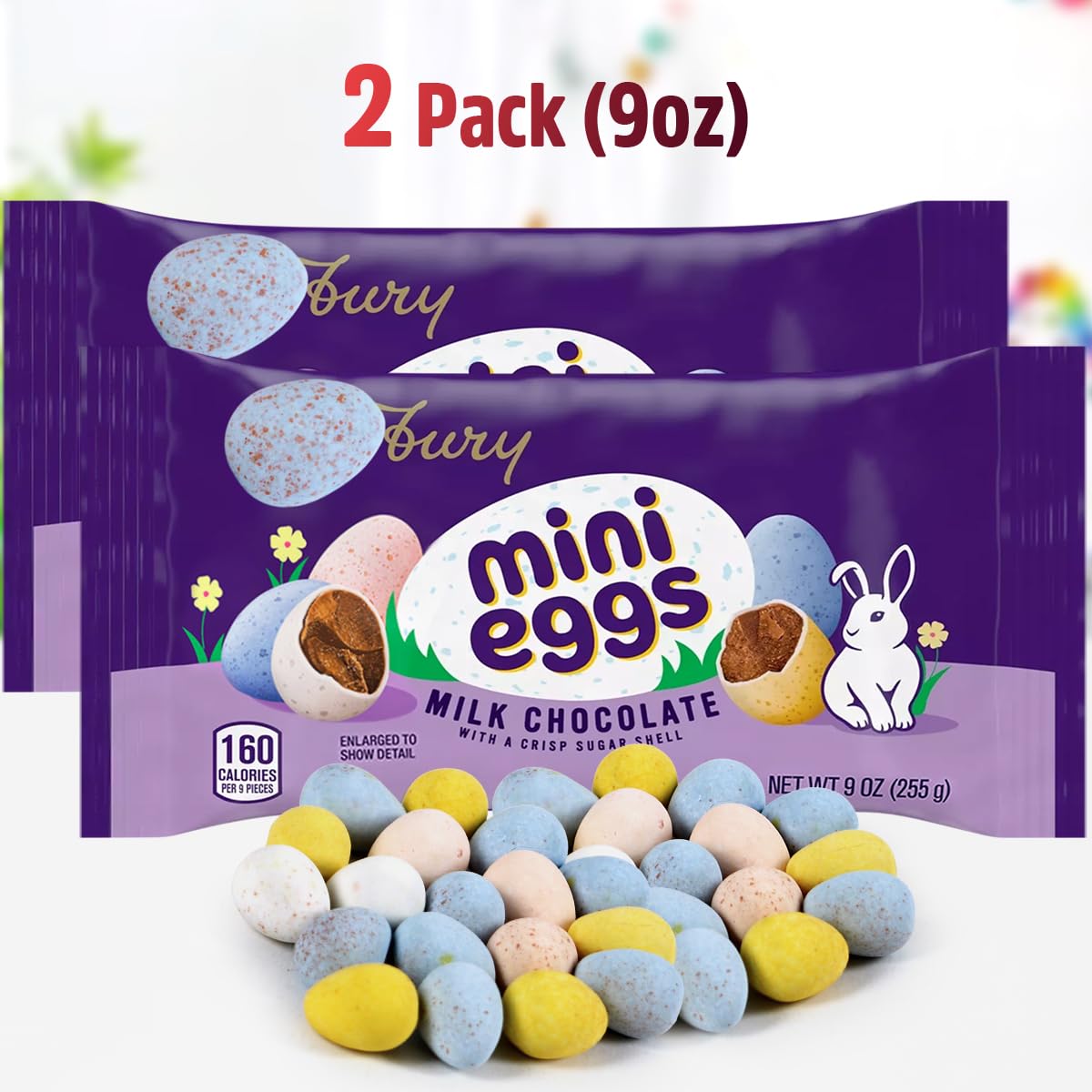 SWEETSIDE Mini Eggs Milk Chocolate gift-ready pack arranged attractively