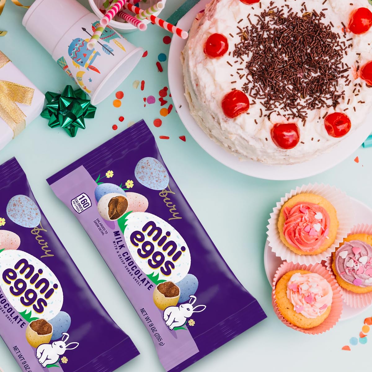 SWEETSIDE Mini Eggs resealable bags maintain freshness after opening