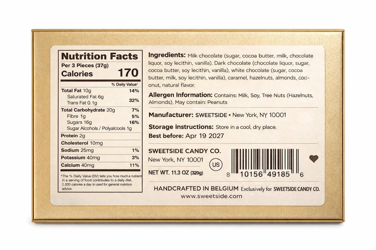 SWEETSIDE premium chocolates offer a memorable tasting journey for celebratory occasions.