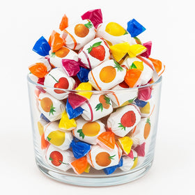 Sweetsome hard shell with juicy centers for party bowls.