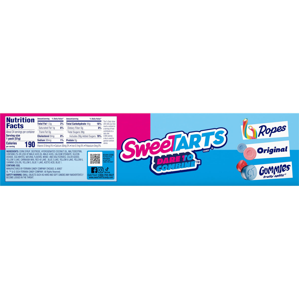 SweeTARTS Mini Chewy is a colorful daily treat for kids and adults.