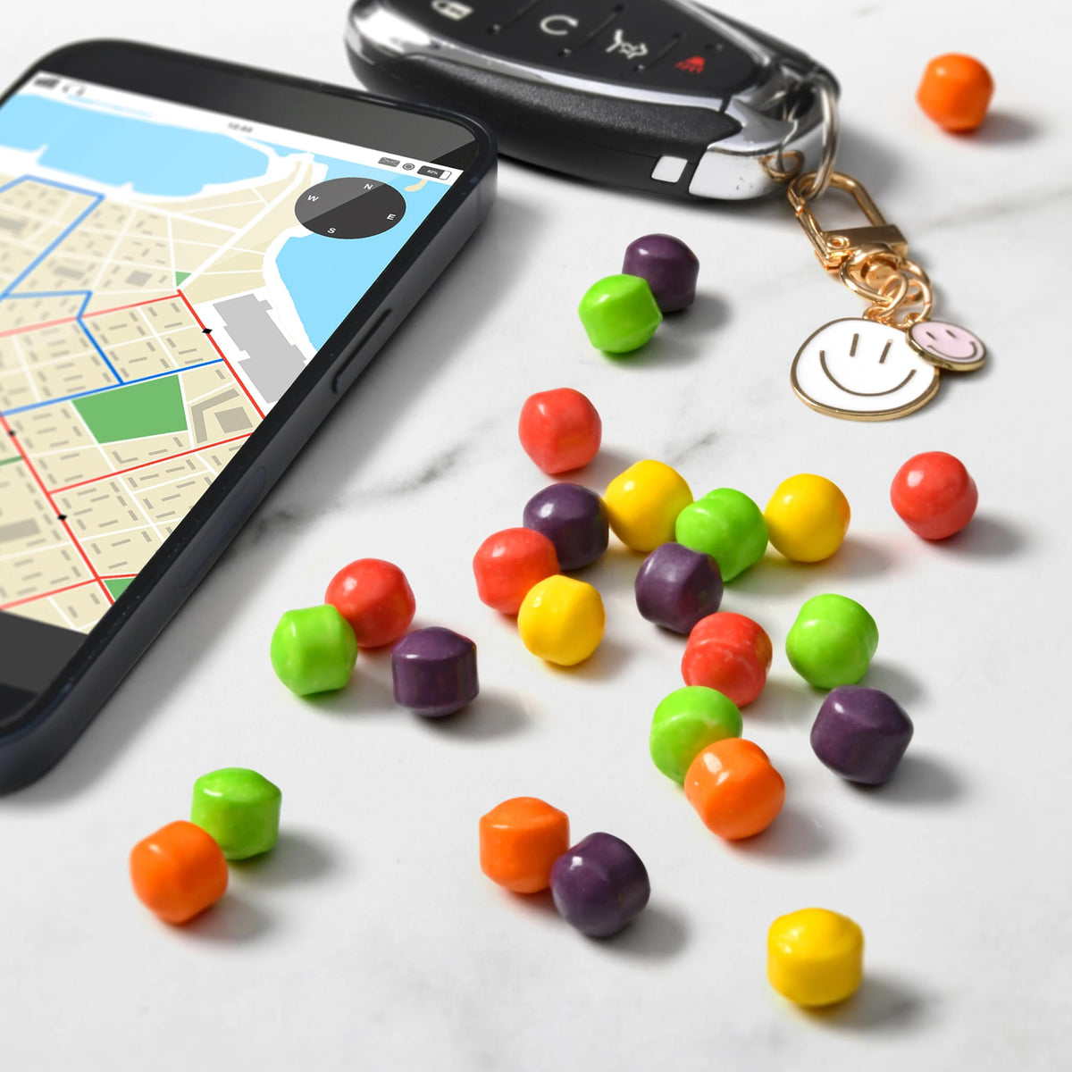 SweeTARTS Mini Chewy Orange Slice delivers bright sweetness with a tart twist.