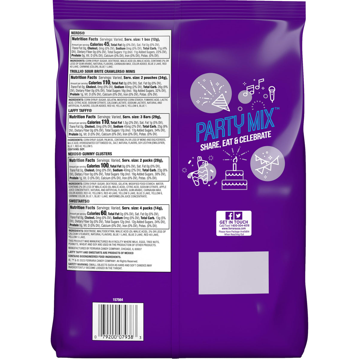 SweeTARTS Original provides tart fruity taste within the mix.