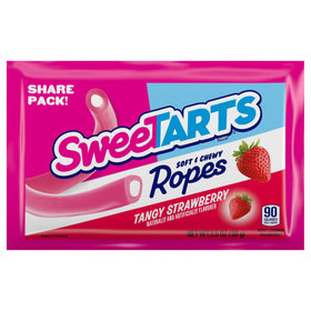 SweeTARTS Ropes soft chewy texture close-up ready for snacking