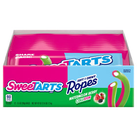SweeTARTS Ropes Watermelon Berry Collision pack showcases shareable chewy fruit flavor.