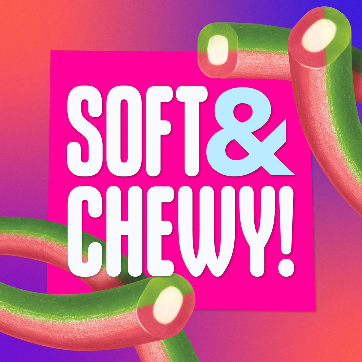 SweeTARTS Ropes Watermelon Berry Collision twist highlights flexible bite-sized candy rope.