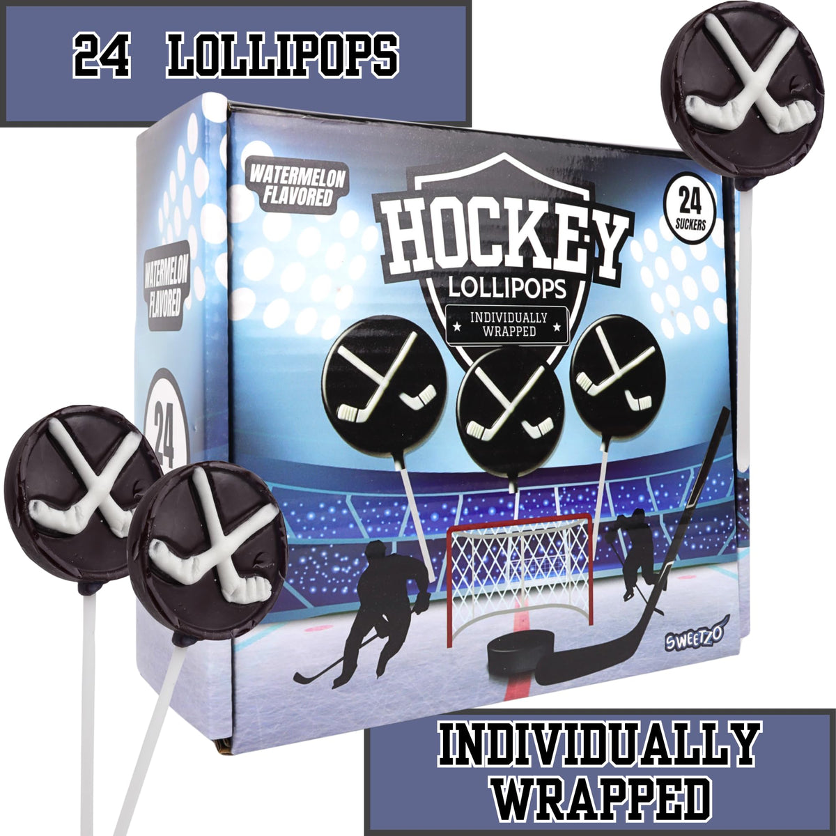 Sweetzo bulk pack of 24 simplifies distributing sweets to teammates.