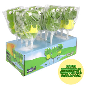 Sweetzo display box with frog jelly pops for festive presentation