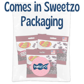 Sweetzo Dr Pepper jelly beans close-up highlighting true flavor