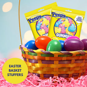 Sweetzo Peeps Gummies packaging display shows ready-to-serve party treats.