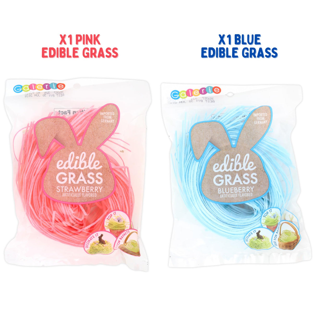 Sweetzo edible grass elevates candy displays with vibrant seasonal color.