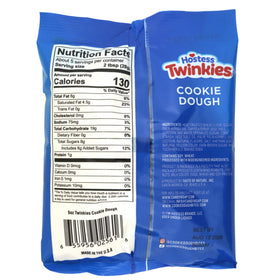 Close-up of bite-sized texture from Sweetzo Twinkies cookie dough bites.