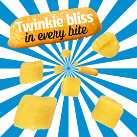 Sweetzo bites sprinkled over ice cream for dessert topping.