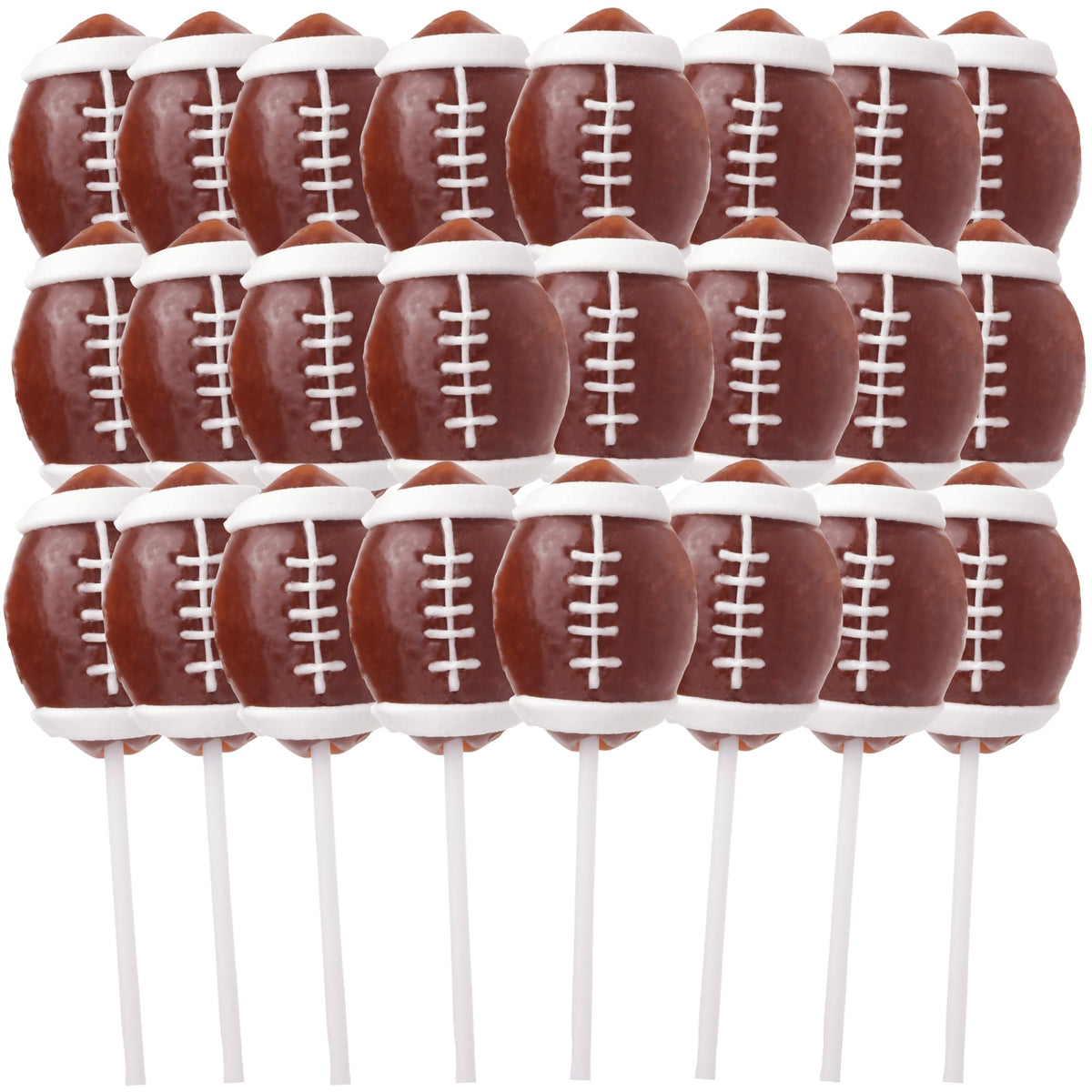 Sweetzo football lollipops box, 10.16-ounce, convenient party favors.