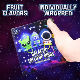 Sweetzo Galactic Lollipop Ring To/From label supports gifting and easy organization.