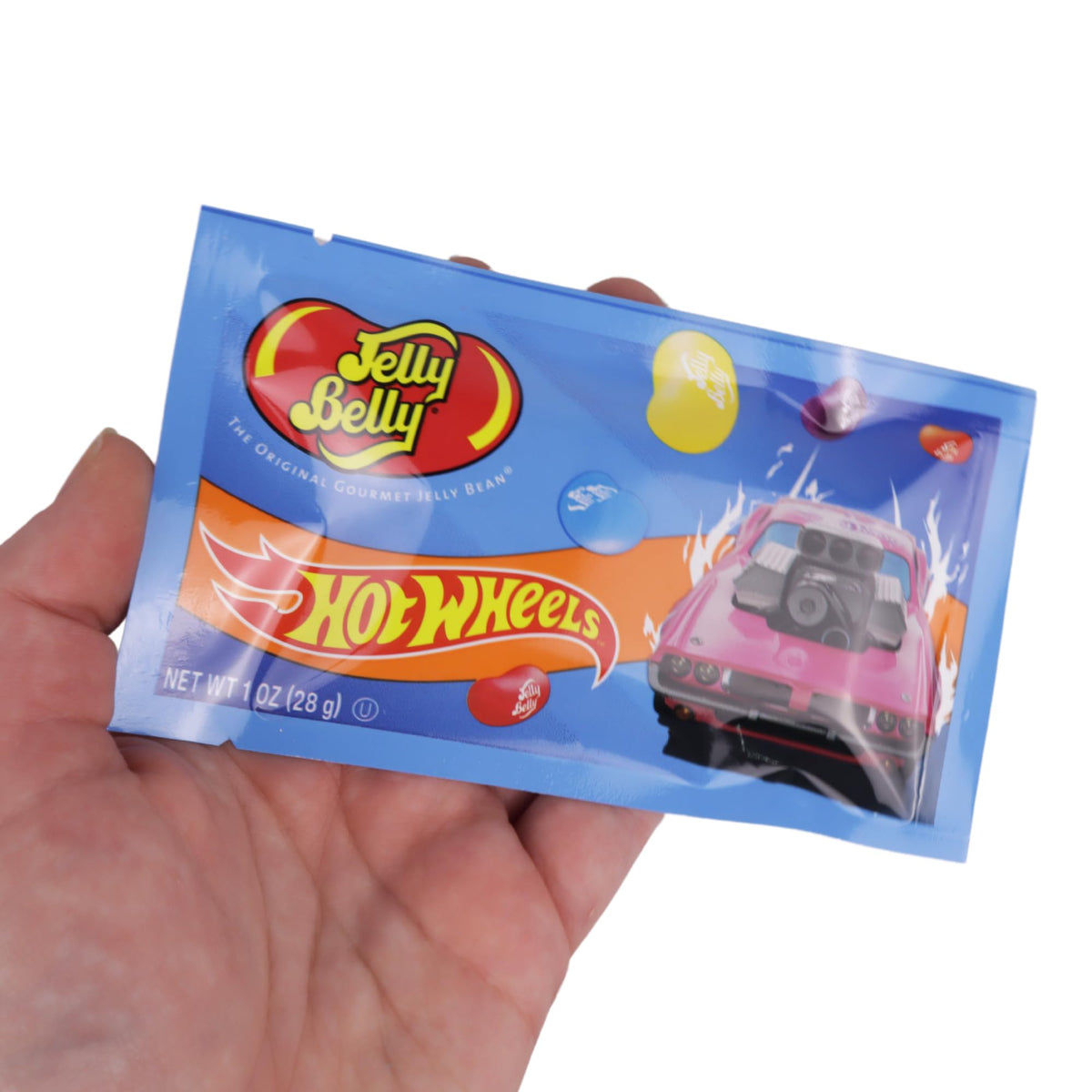 Sweetzo grape soda flavor jelly bean in bold purple hues, for treat jars.