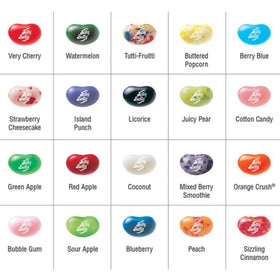 Sweetzo jelly beans variety close-up emphasizing vibrant flavors and freshness