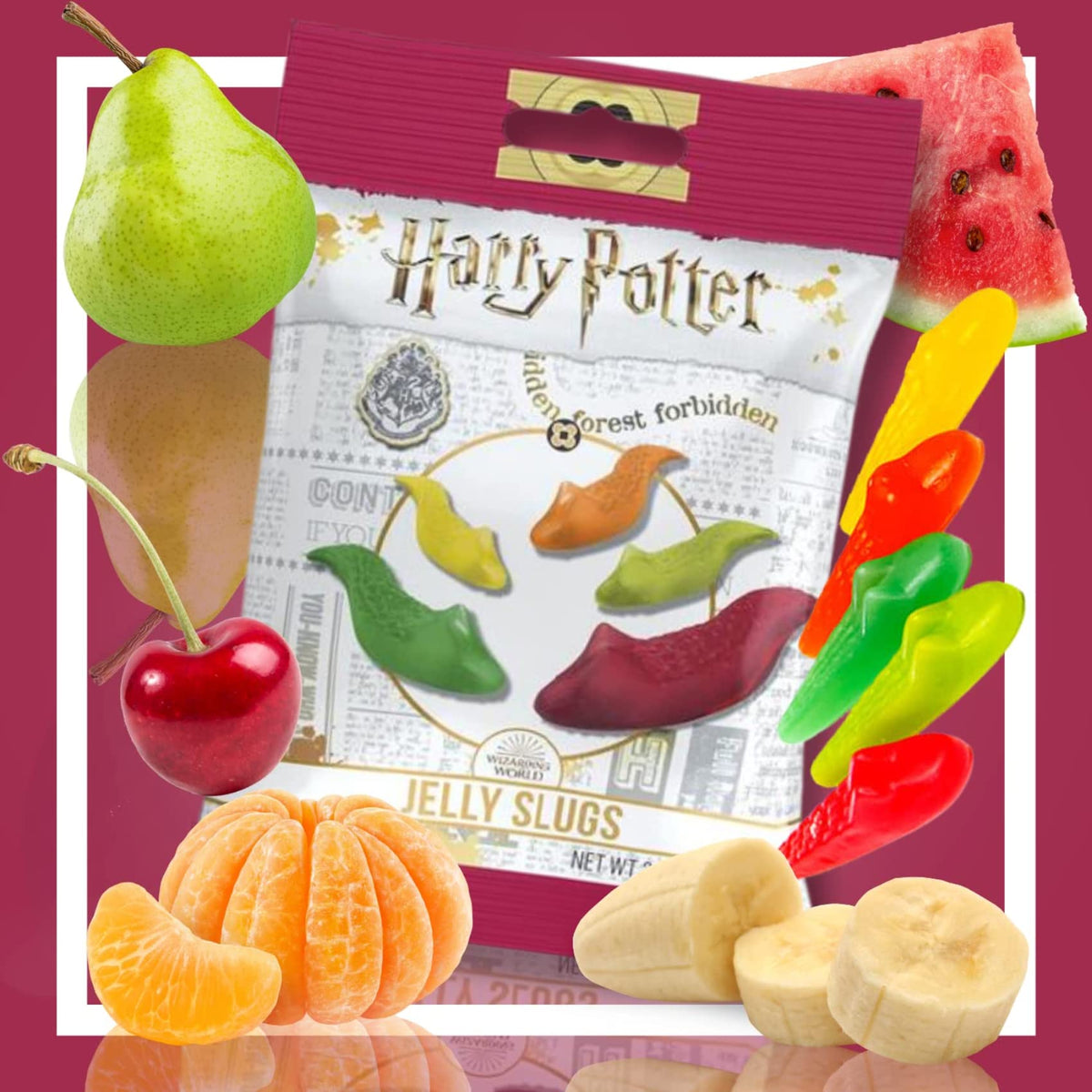 Sweetzo Jelly Slugs watermelon flavor for refreshing candy moments