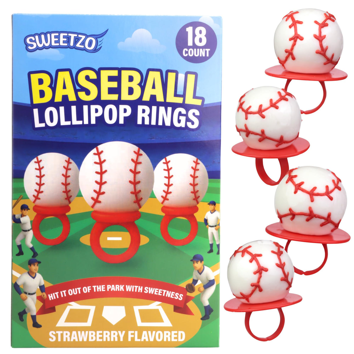 Sweetzo kid-friendly wearable candy ring ideal for events