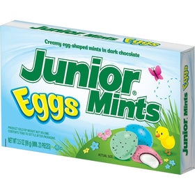 Sweetzo Limited Edition Easter Junior Mint Eggs in festive eggs pack for Easter baskets.