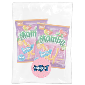 Sweetzo Mamba Fruit Sticks on a road trip, perfect family snack option.
