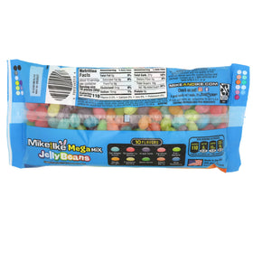 Sweetzo Mega Mix colorful jelly beans close-up, showcasing 10 flavors perfect for sharing