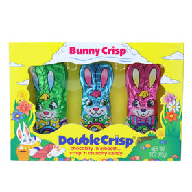 Sweetzo Easter Candy display with nine bunnies ready to share