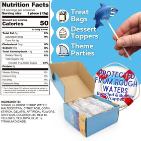Sweetzo Ocean Theme Treats ideal for beach birthdays and candy buffets.