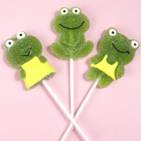 Sweetzo pack of 12 frog jelly pops for easy gifting